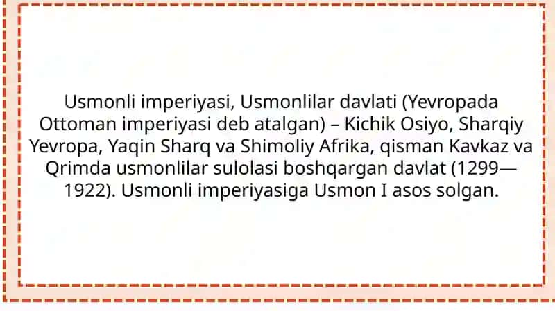 Usmonlilar Davlati 2