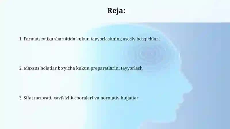 Kukunlar tayyorlashning alohida hollari 2
