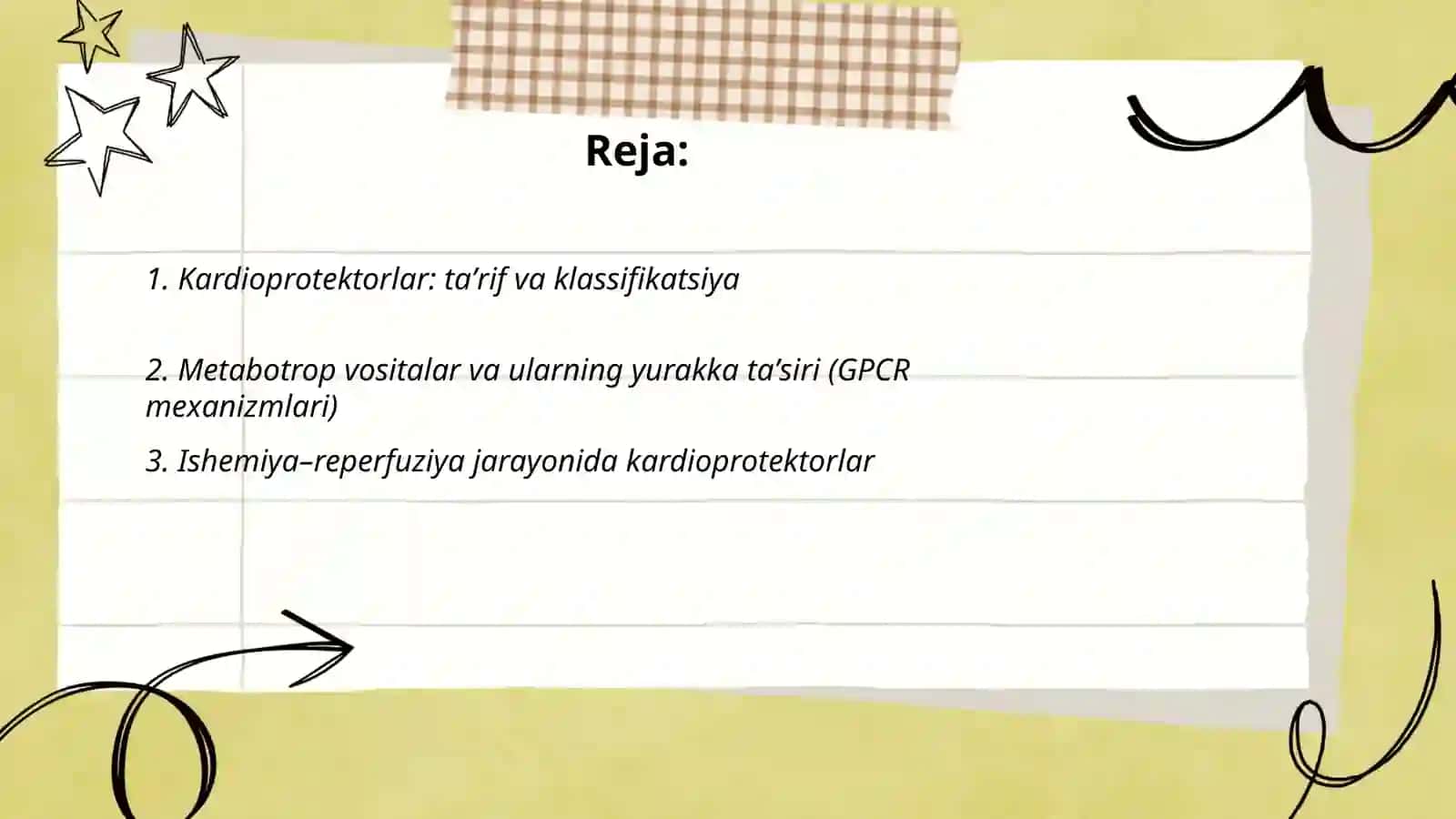 Kardioprotektorlar va metabotrop vositalar 2