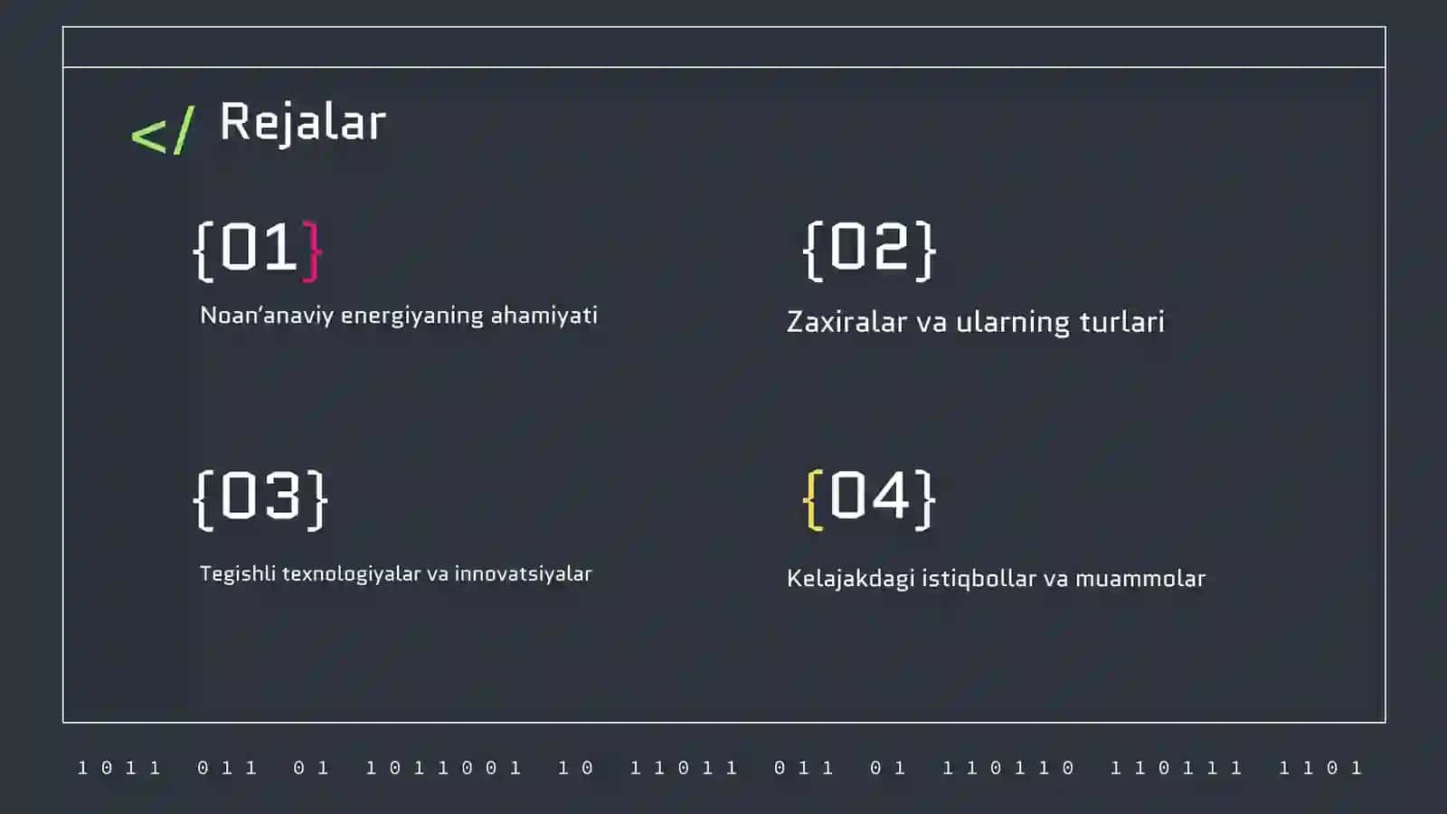 Noanʼanaviy energiya zaxiralari 2