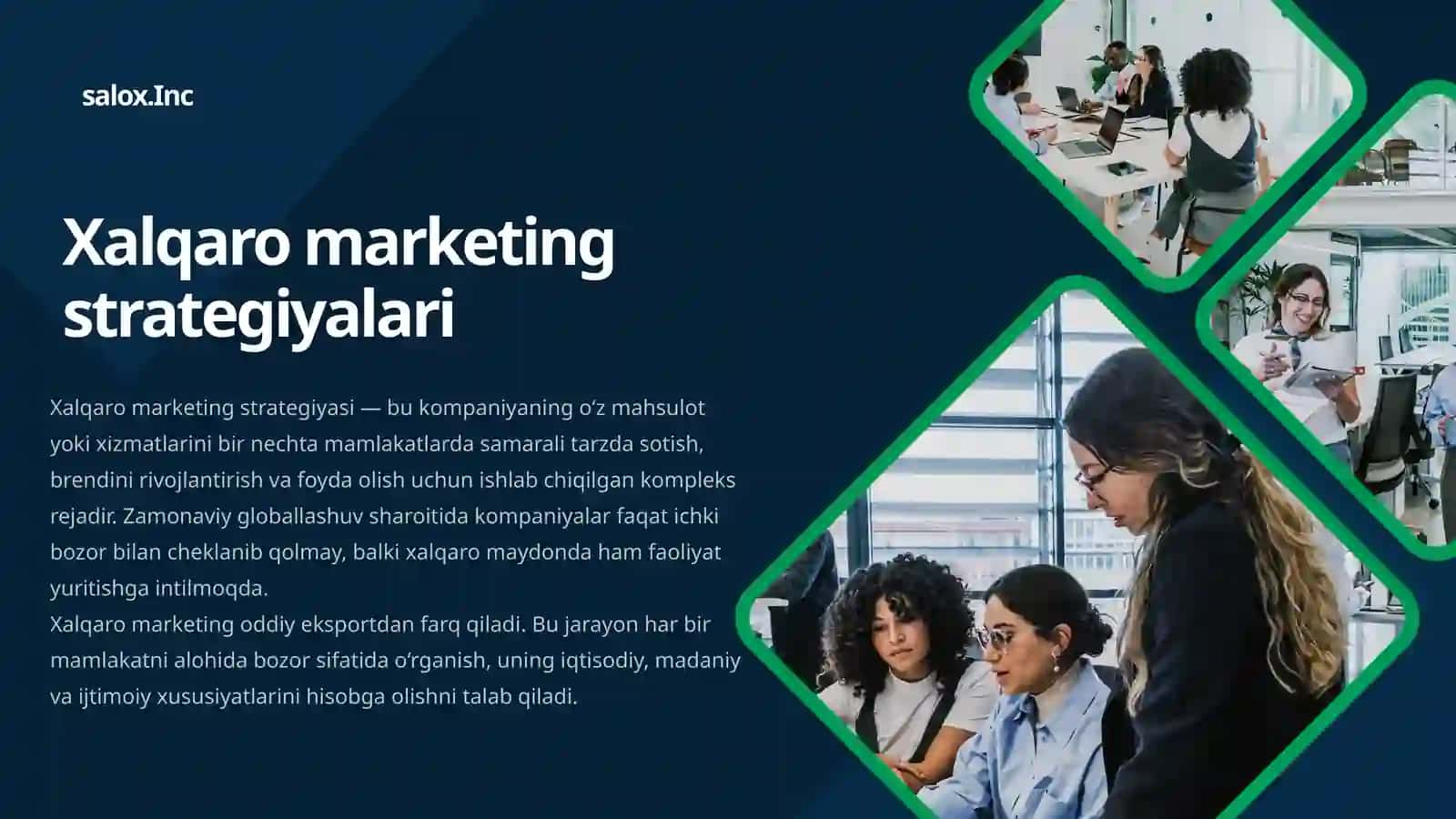 Xalqaro marketing strategiyalari 2