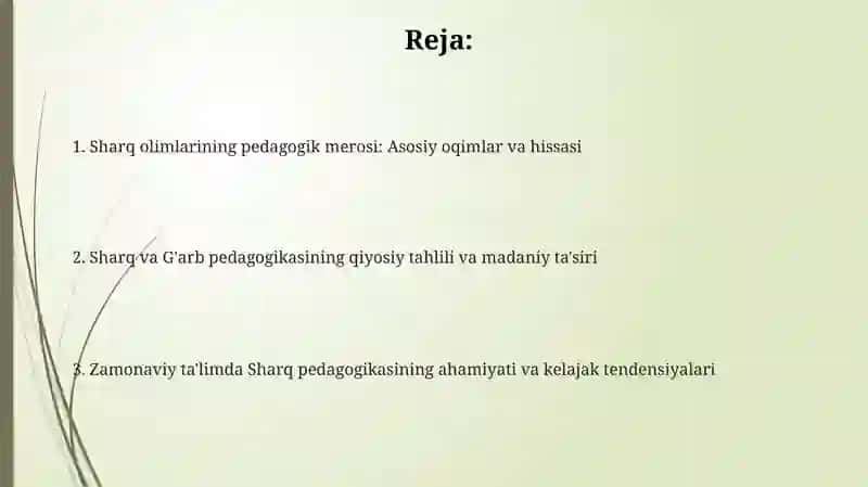 Sharq allomalari haqida pedagogik qarashlar 2