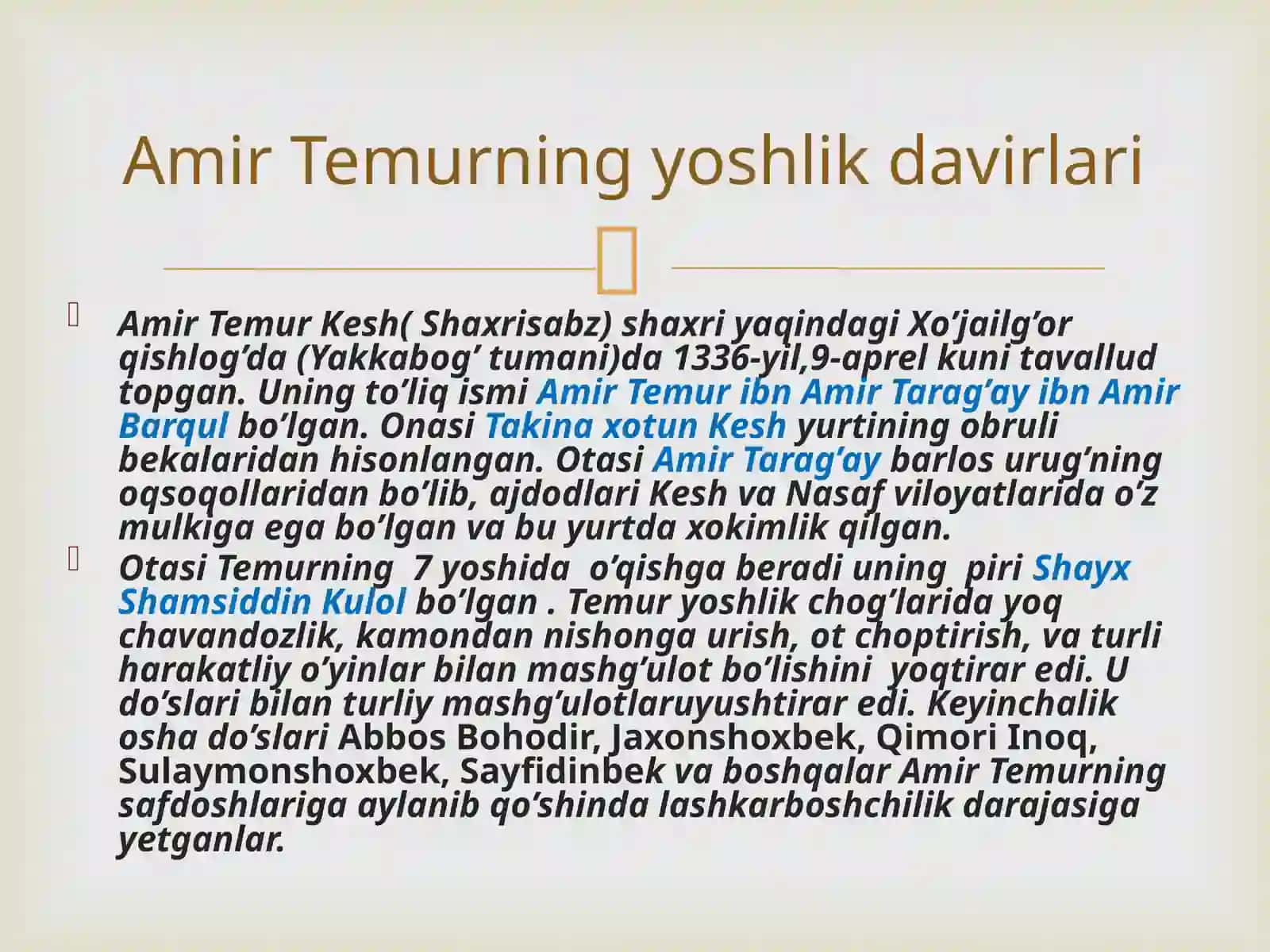 Amir Temurning 679-yilligi 2