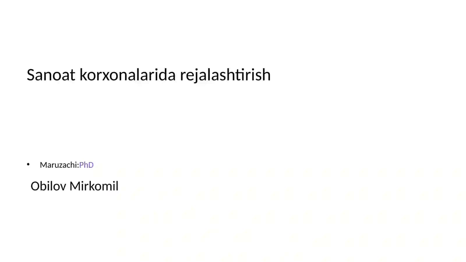 SOHA IQTISODIYOTI VA MENEJMENTI 2