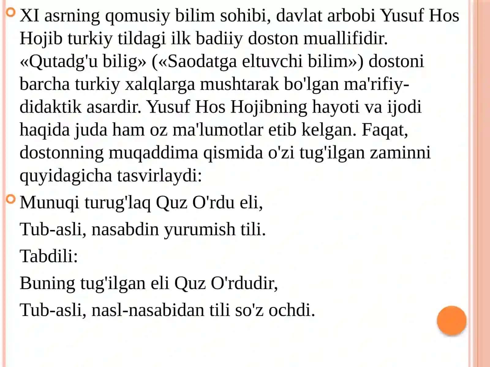 YusufXosHojib hayotivaijodiningmanbalari 2