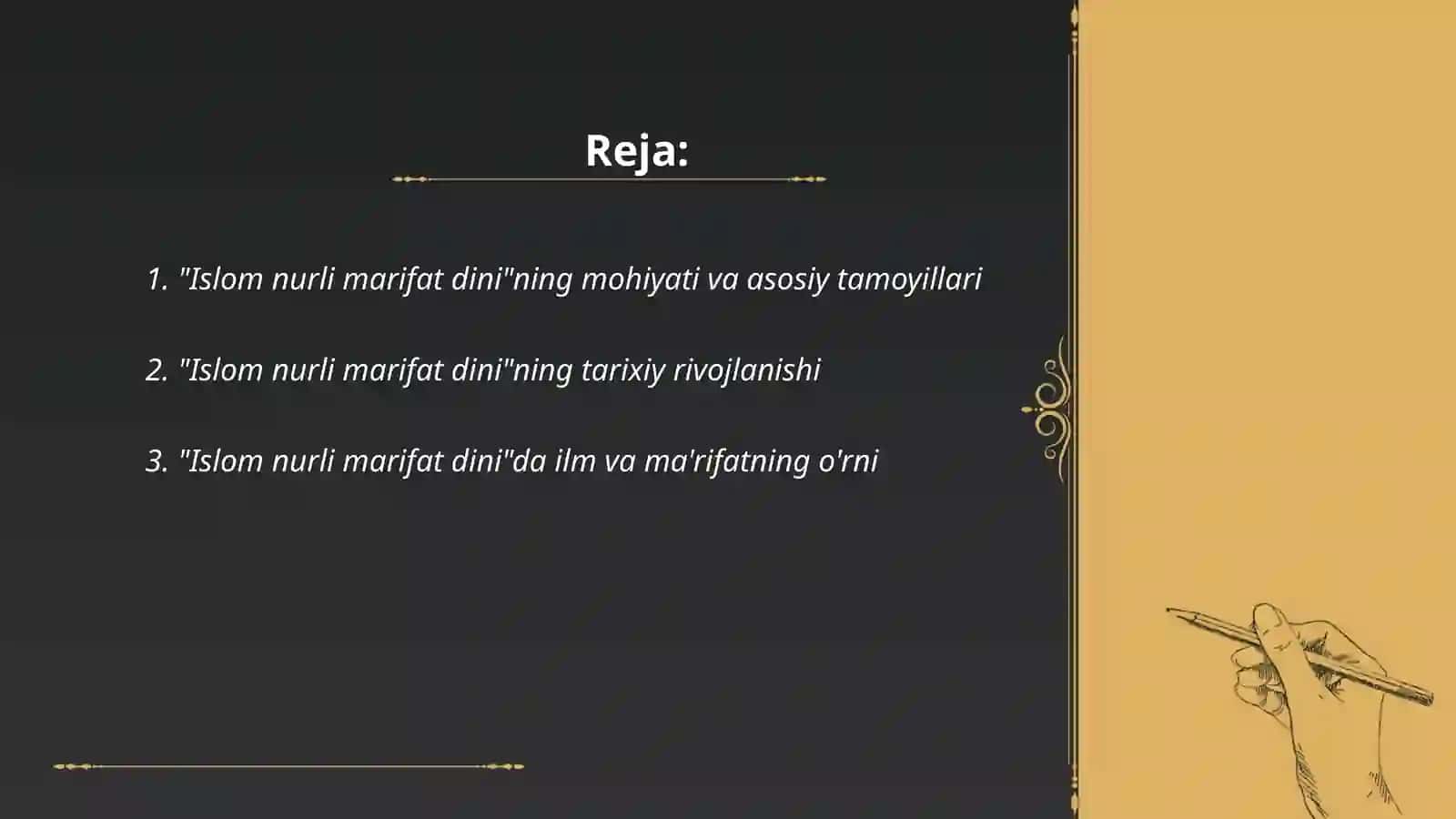 Islom nurli marifat dini 2