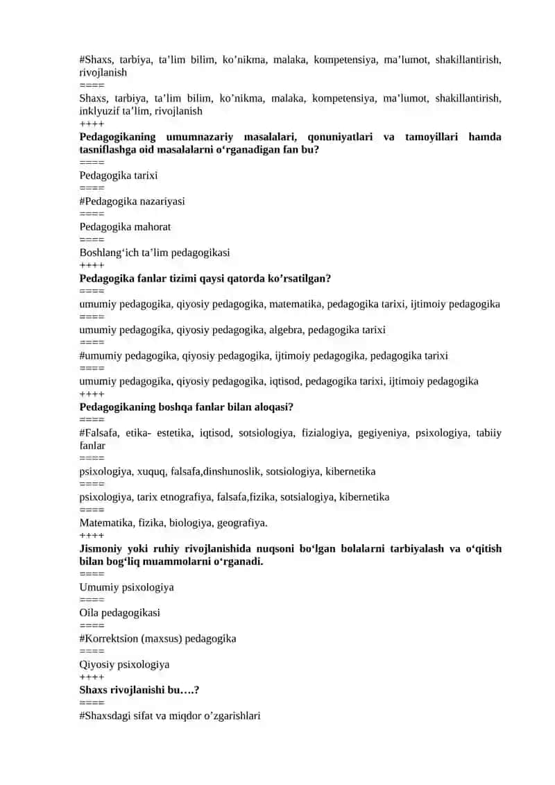 Pedagogika fanining predmeti 2