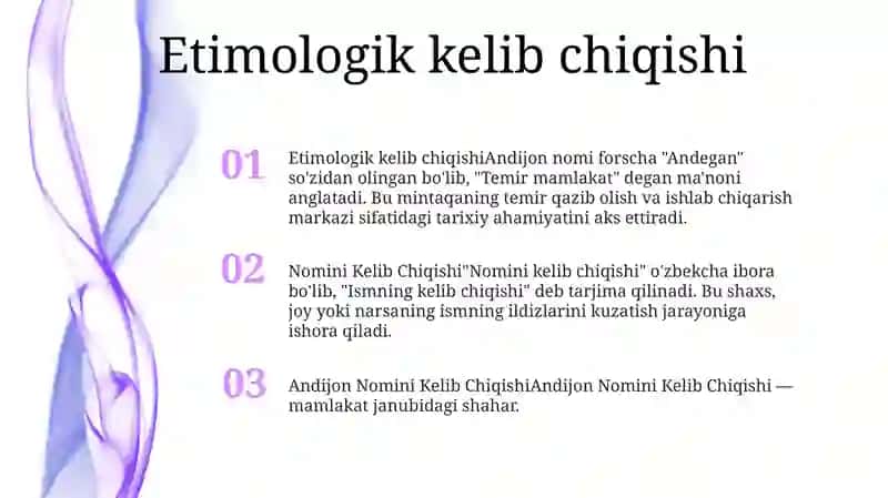 Andijon Nomini Kelib Chiqishi 2