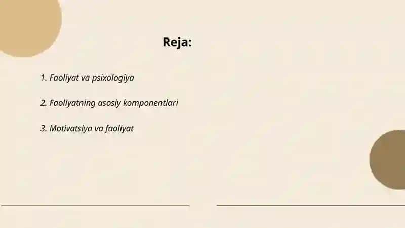 Faoliyatning umumiy psixologik tavsifi 2