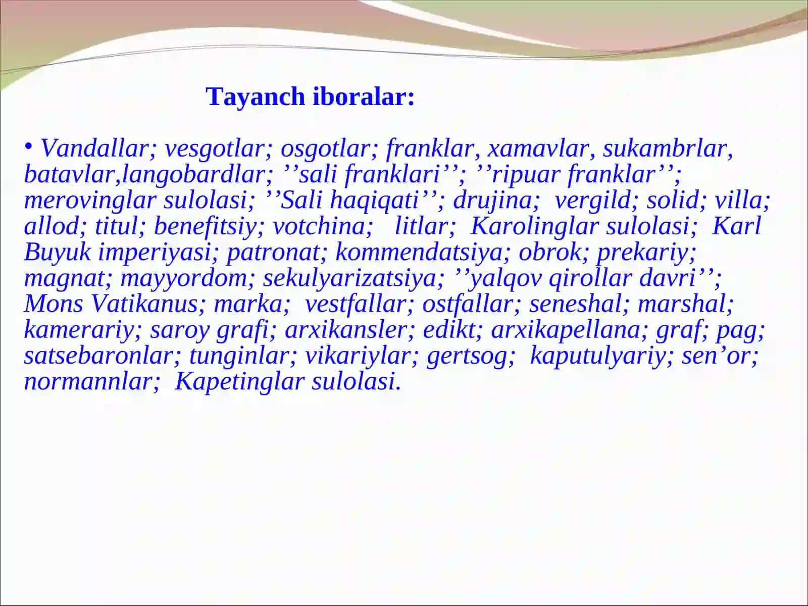 Frank Davlatidagi Feodalizm Yuzaga Kelishi 2