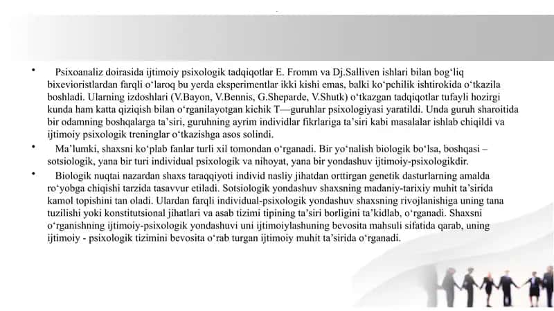 IJTIMOIY PSIXOLOGIYADA PSIXAANALITIK KONSEPSIYASI 2