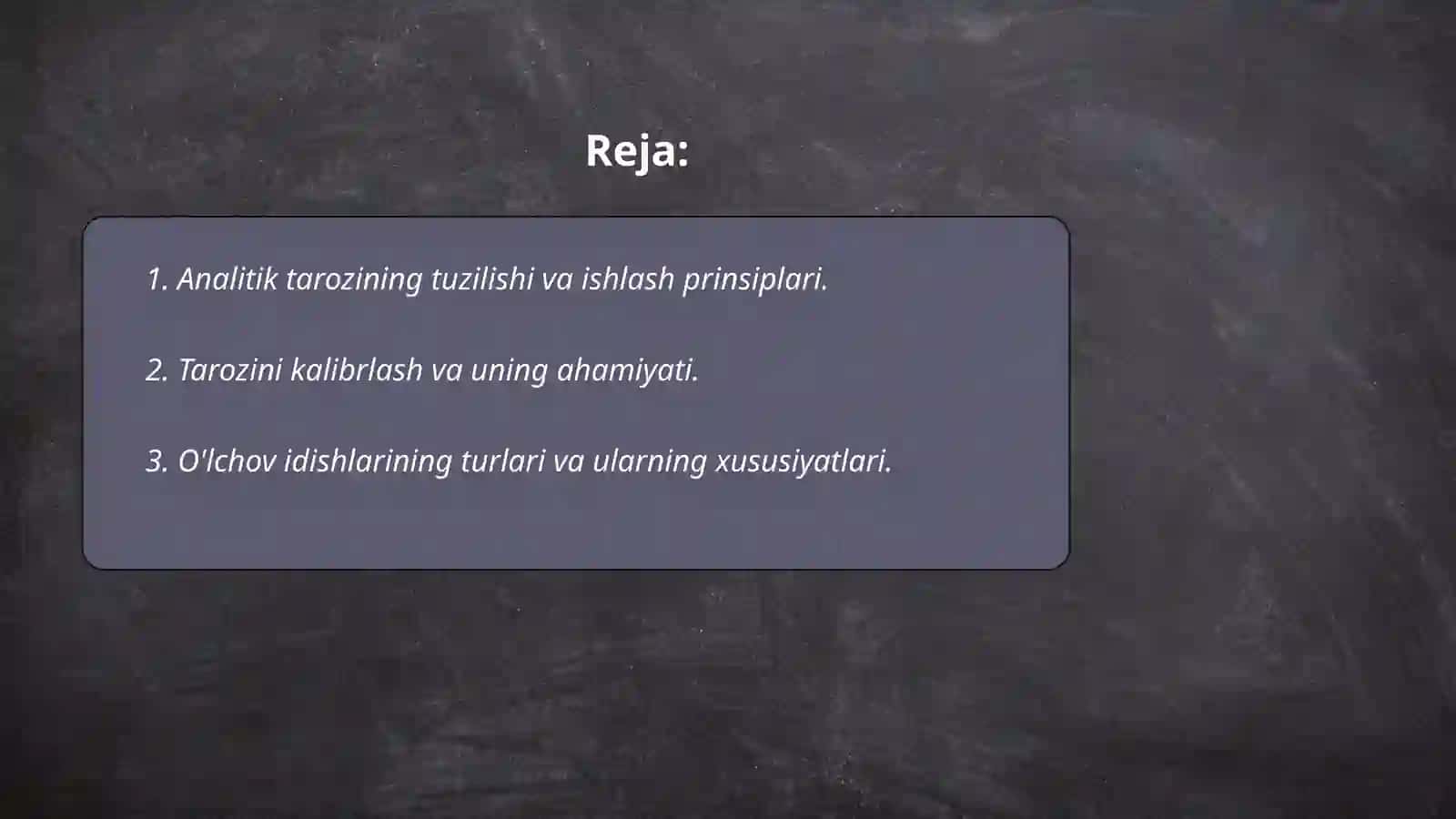 Analitik tarozining tuzilishi va ishlash prinsiplari 2
