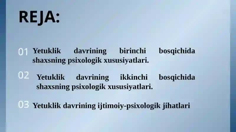 YETUKLIK DAVRI 2