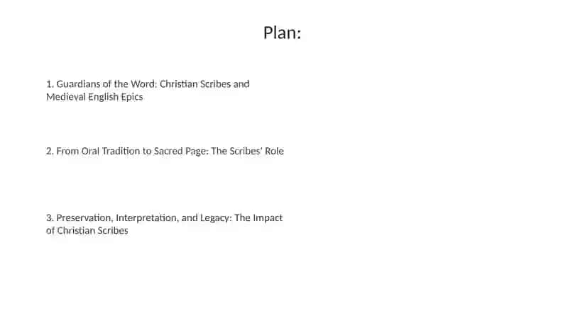 Beowulf: The Role of Christian Scribes 2