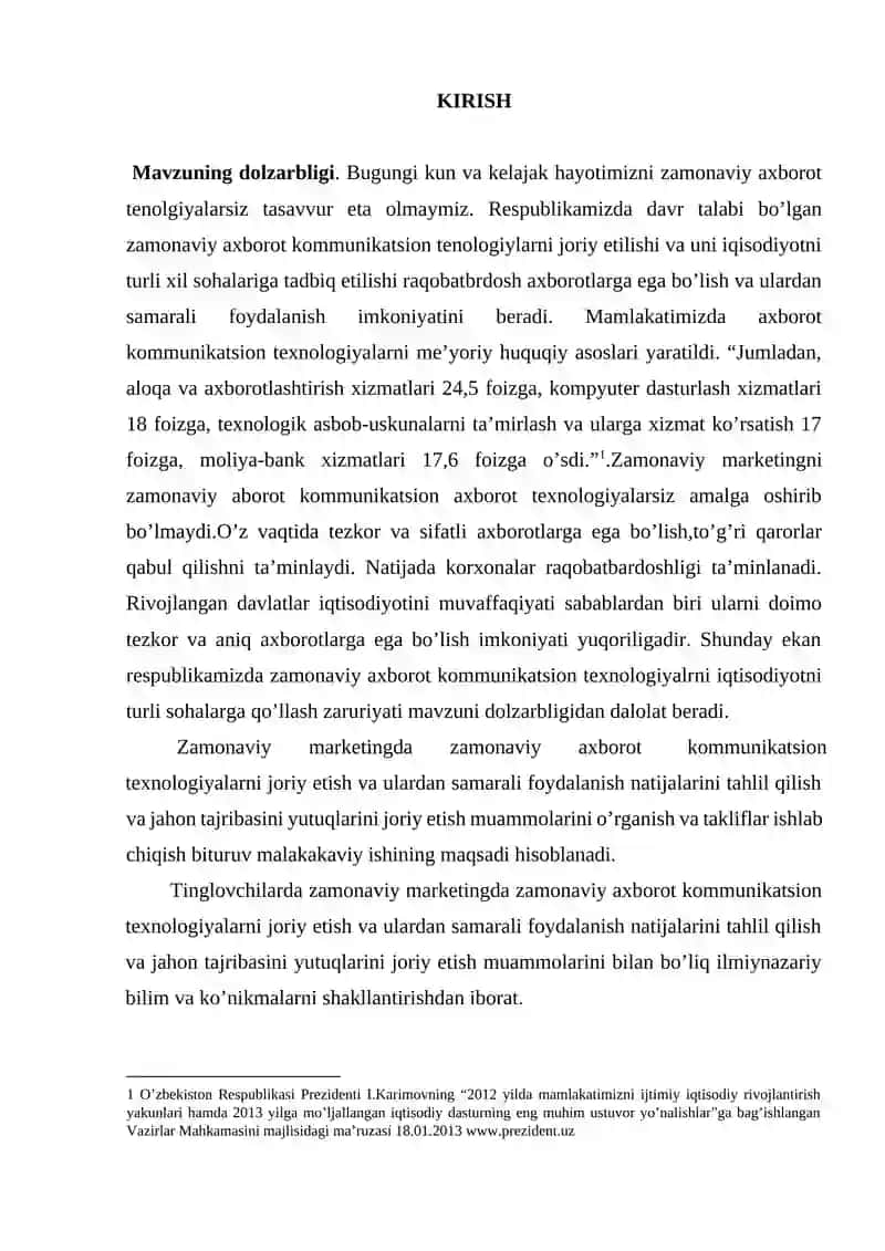 Zamonaviy axborot kommunikatsion texnologiyalardan foydalanish xususiyatlari 2