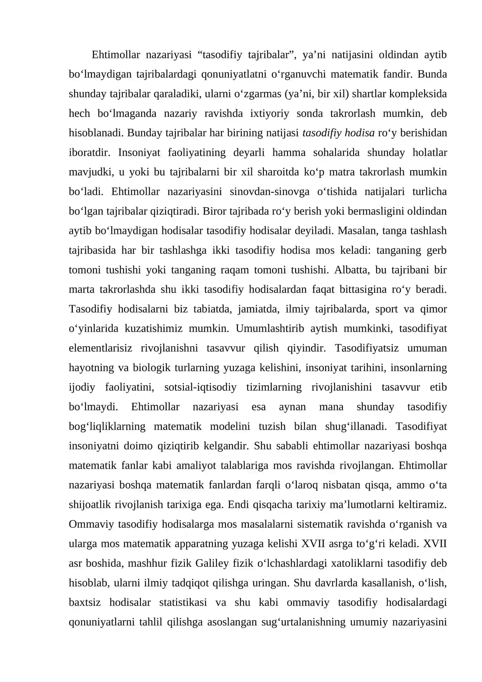 Ehtimollar nazariyasi 2