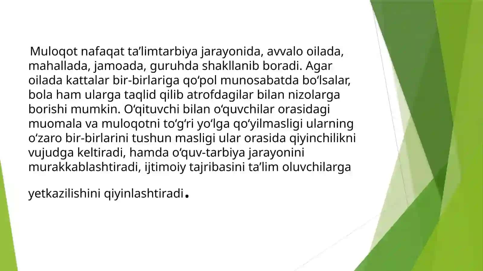 PEDAGOGIK MULOQOT 2