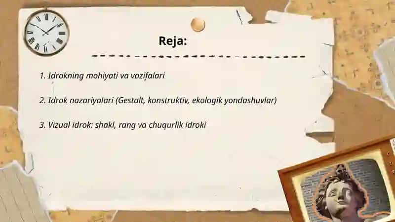 Psixologiyada idrok 2