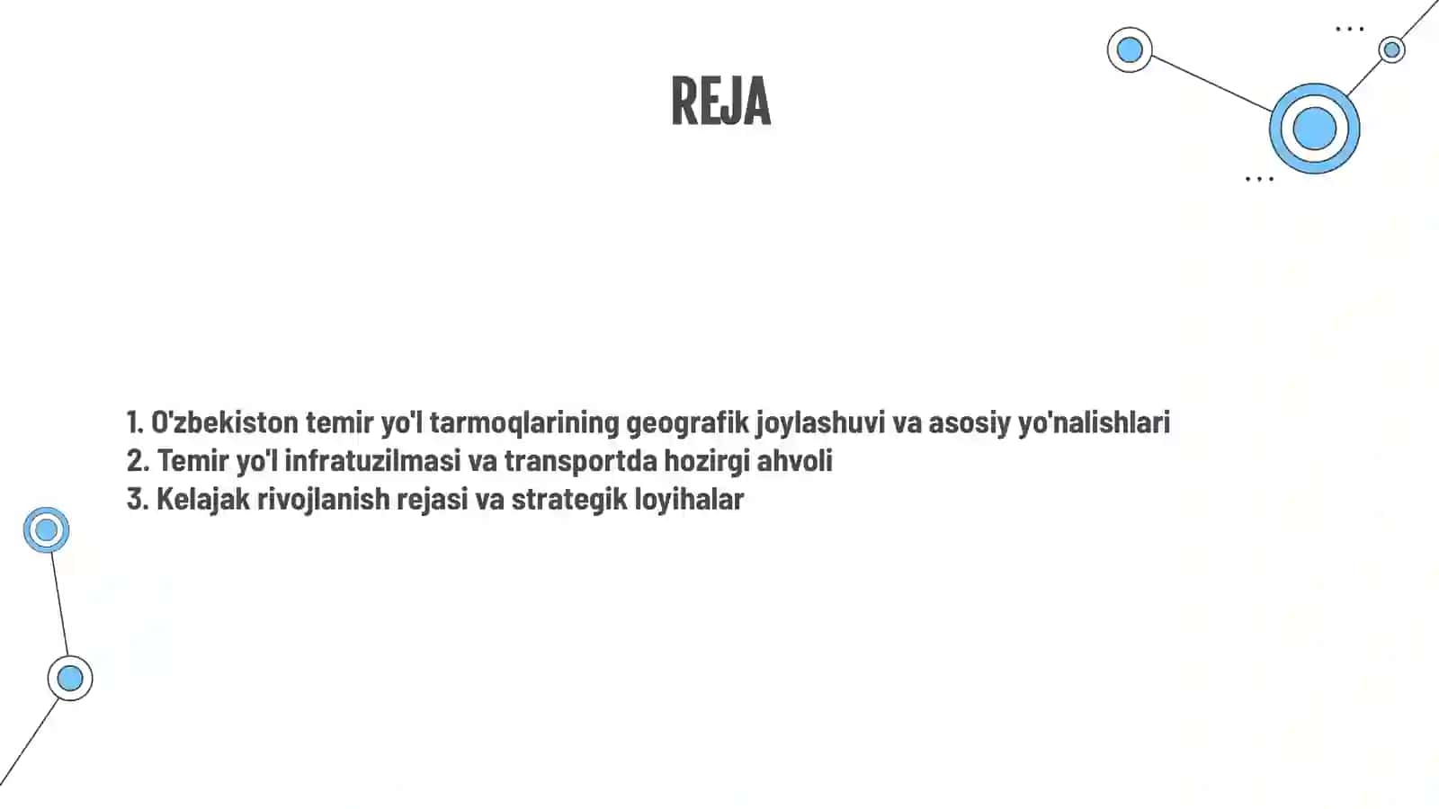 ÕZNEKISTON TEMIR YÕL TARMOQLARI 2