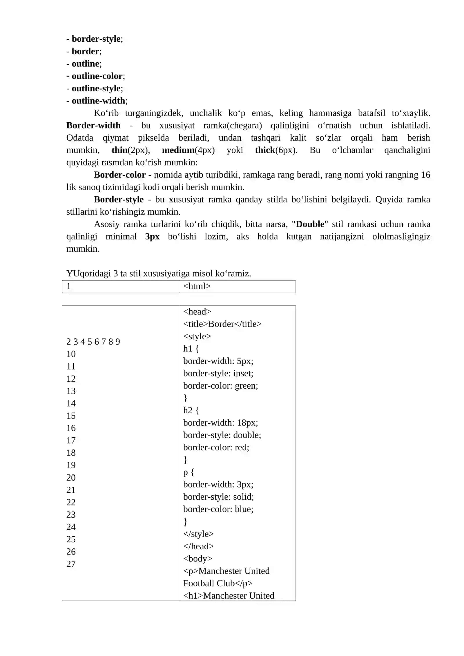 CSS yordamida to‘rtburchaklar bloklarni uslublash 2