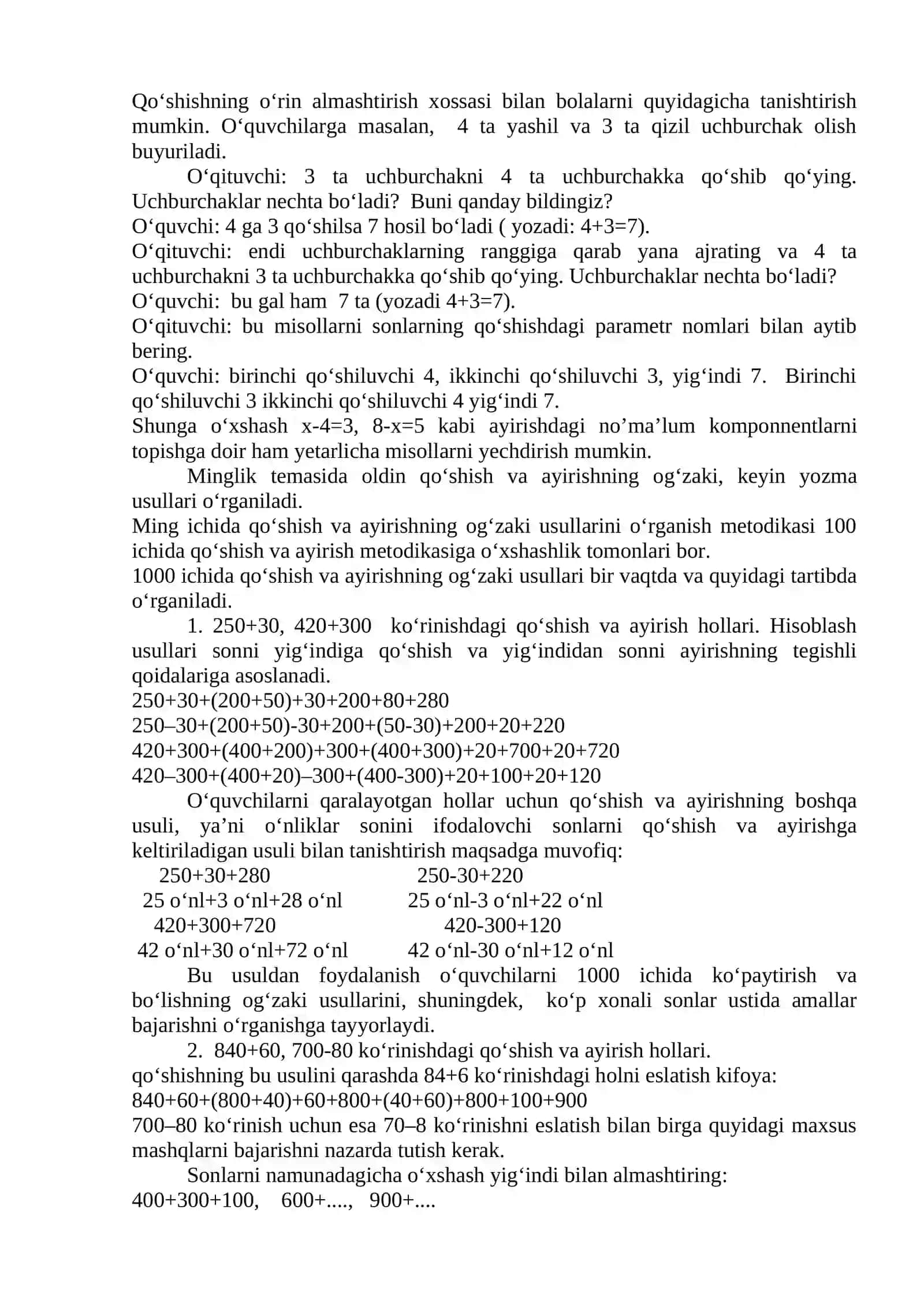 O‘nli sanoq sistemasi va arifmetik amallar 2