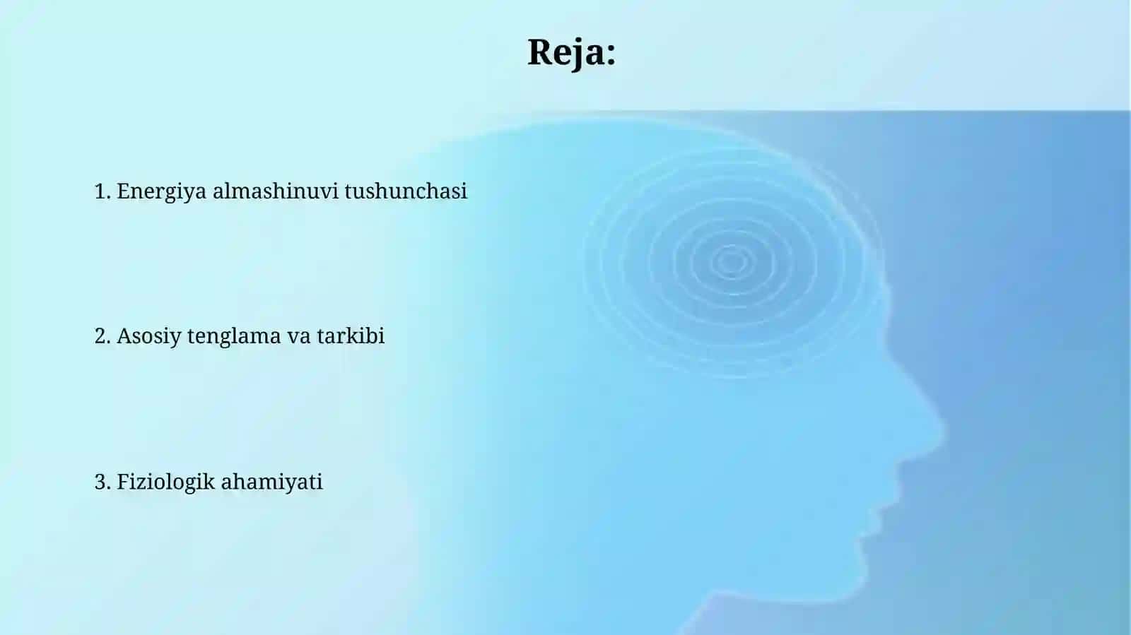 Asosiy Tenglama va Tarkibi 2