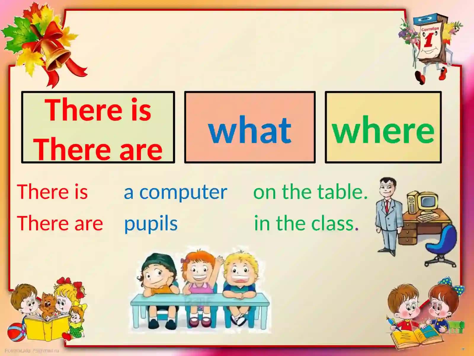 2-SINF INGLIZ TILI "There is/There are 2