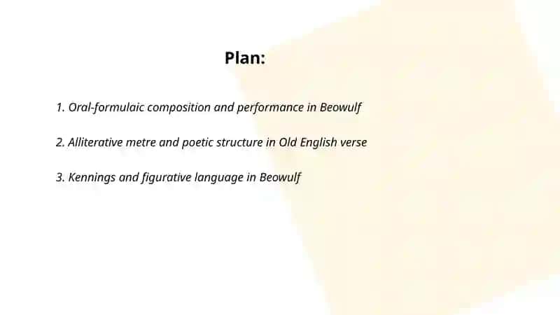 Old English literature and Beowulf 2