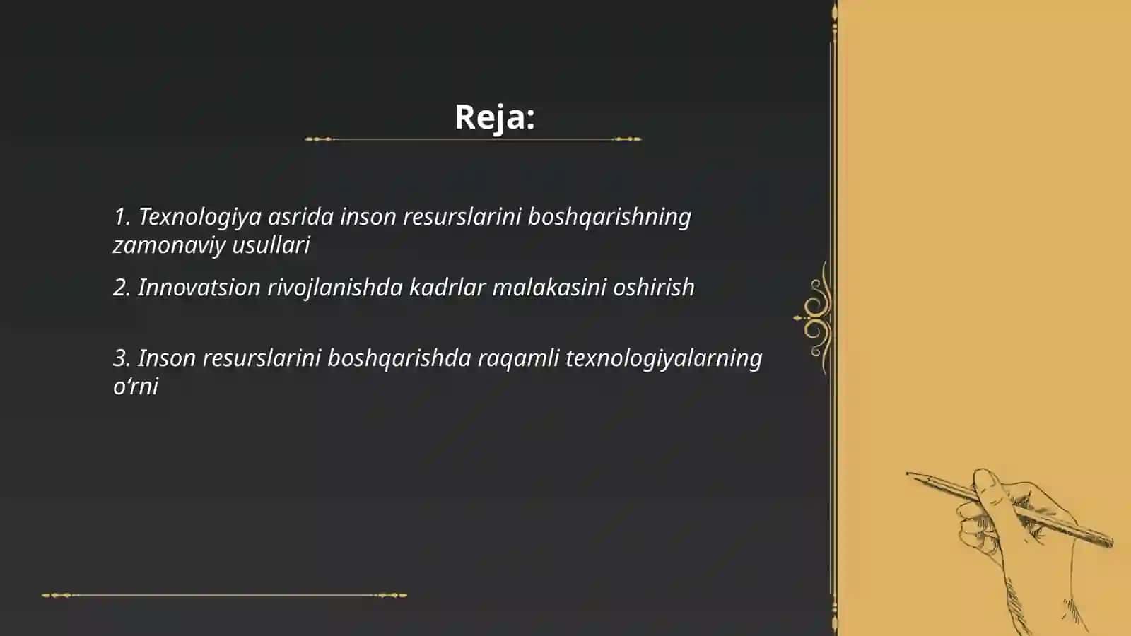 YANGI TEXNOLOGIYA VA INNOVATSION RIVOJLANISH DAVRIDA INSON RESURSLARINI BOSHQARISH 2