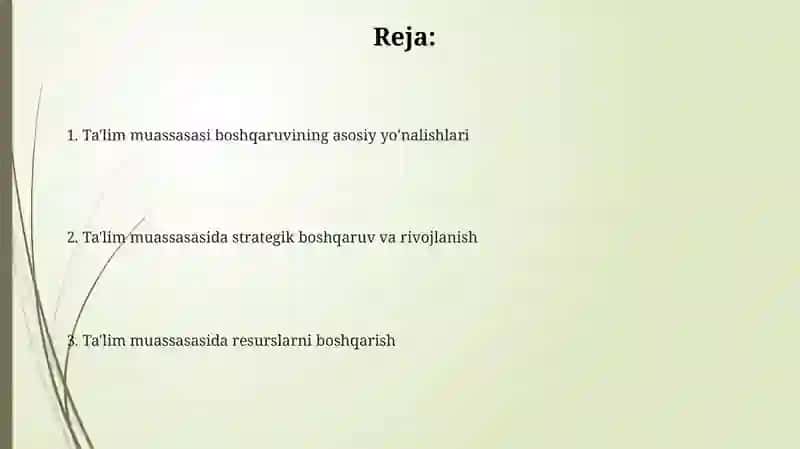 Ta'lim muassasasi menejmenti 2