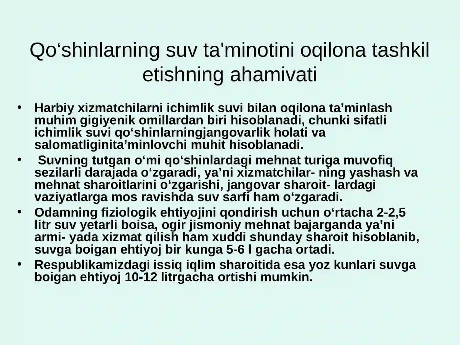 Dalada suv sifatini yaxshilash usullari 2