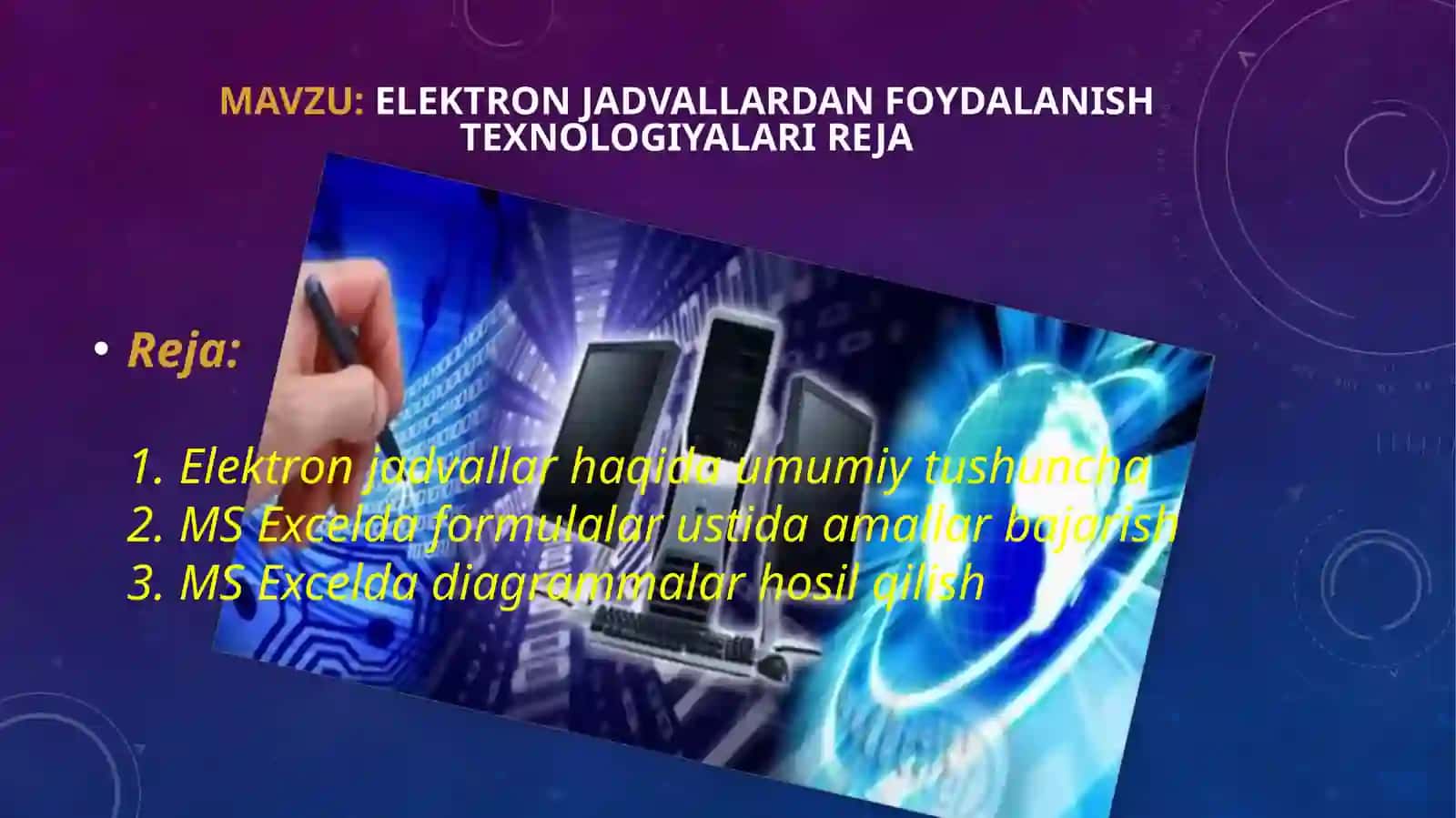 elektron jadvallardan foydalanish texnologiyalari 2