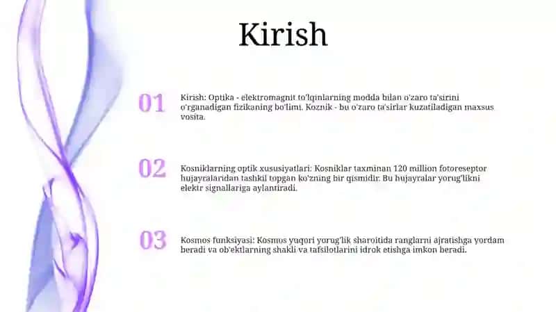 Ko'Zning Optik Xususuyatlari 2