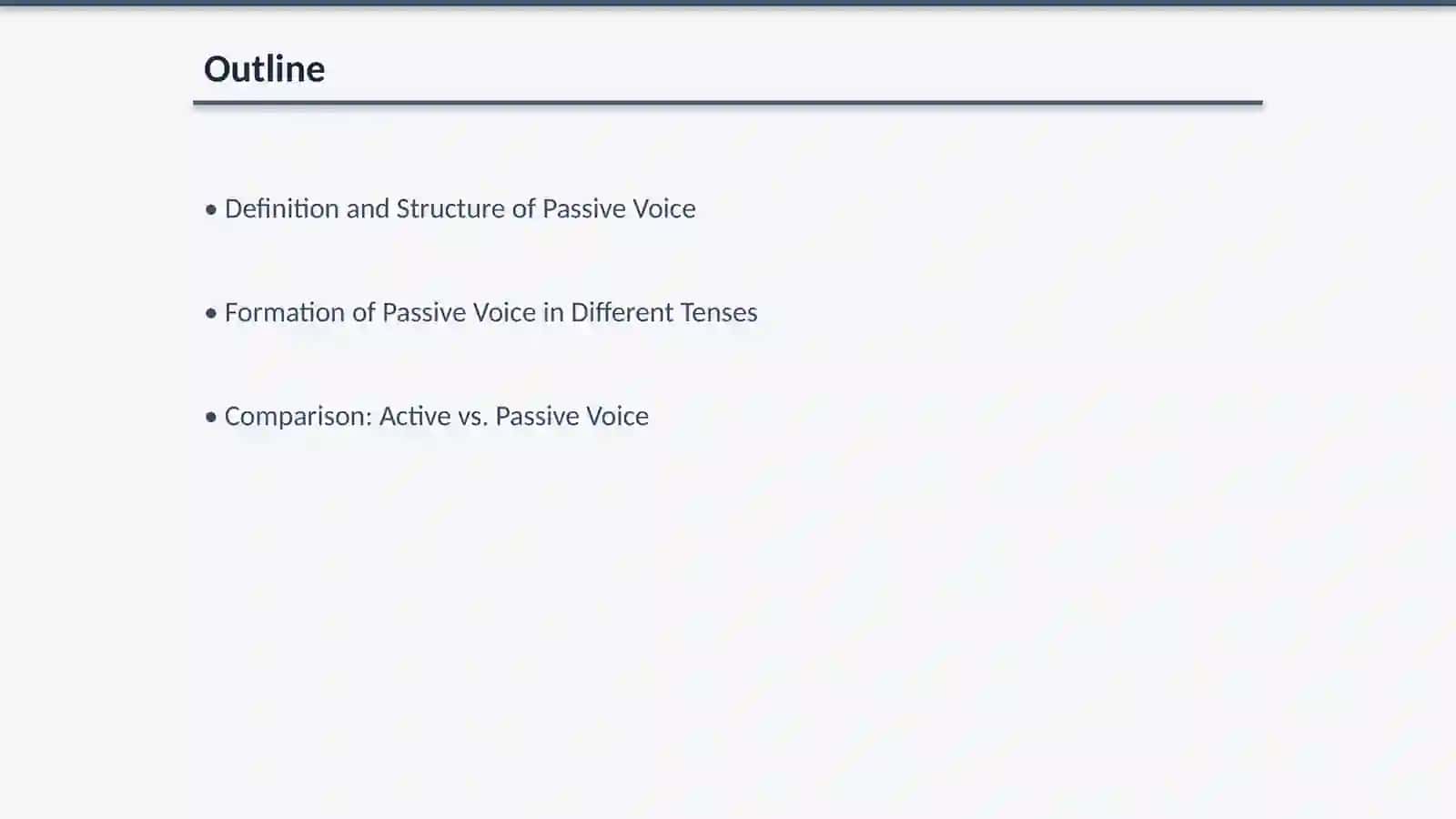 Passive voise 2