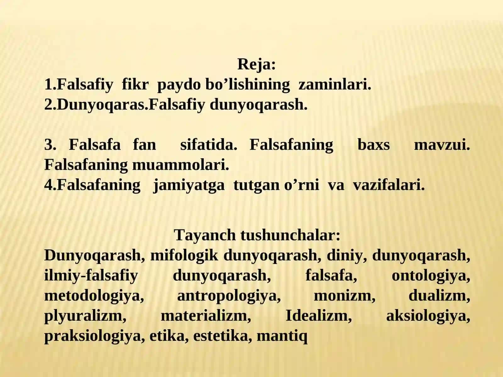 FALSAFA VA UNING JAMIYAT HAYOTIDAGI ROLI 2