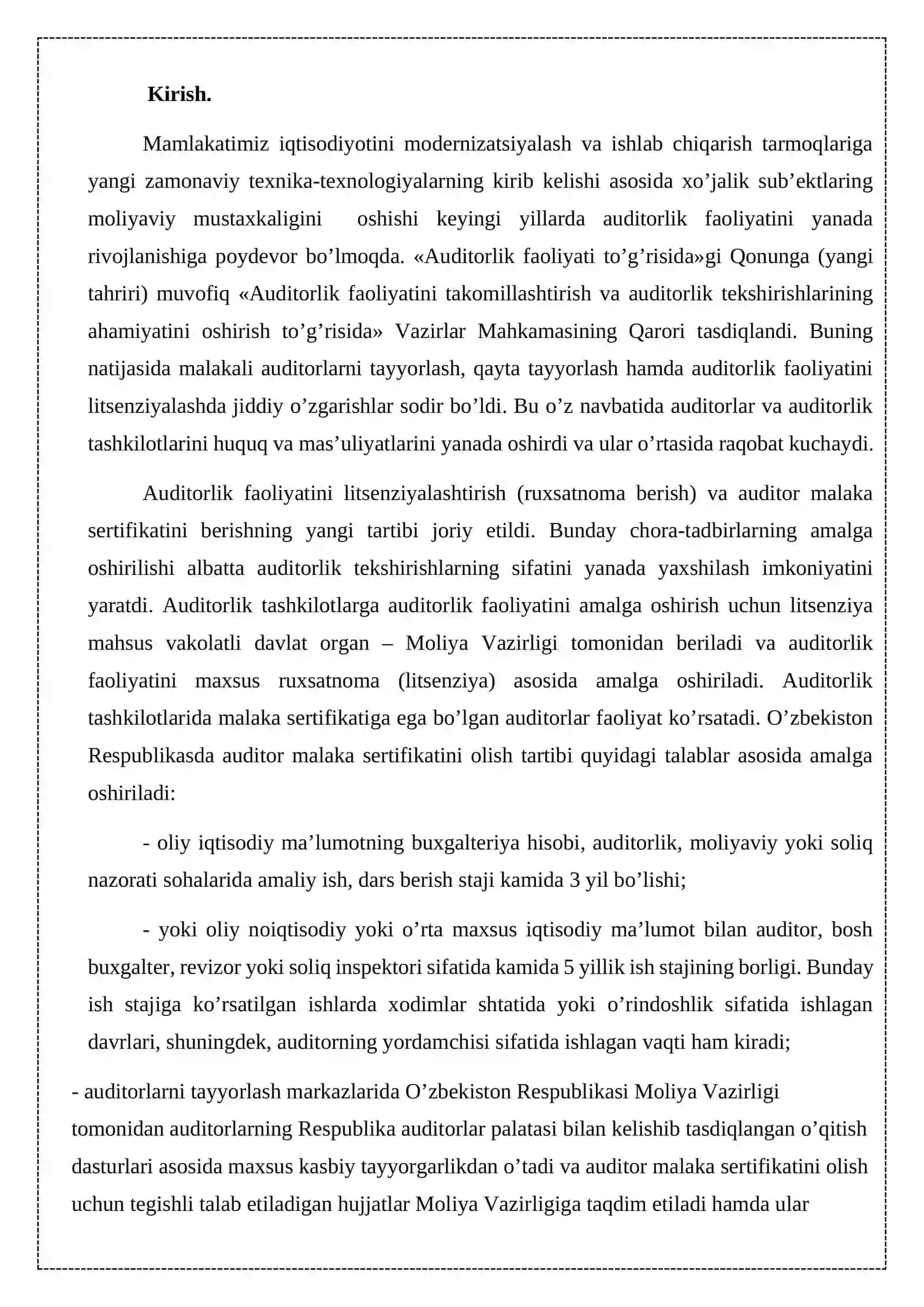 Auditorlik tekshiruvining shakllari 2