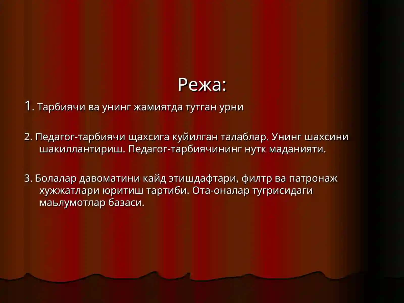 Педагог-тарбиячилик касби ва унинг жамиятда тутган урни 2