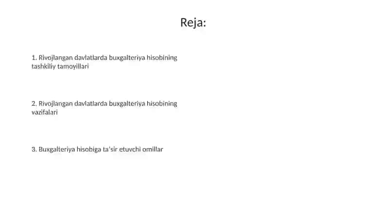 Rivojlangan Davlatlarda Buxgalteriya Hisobi 2