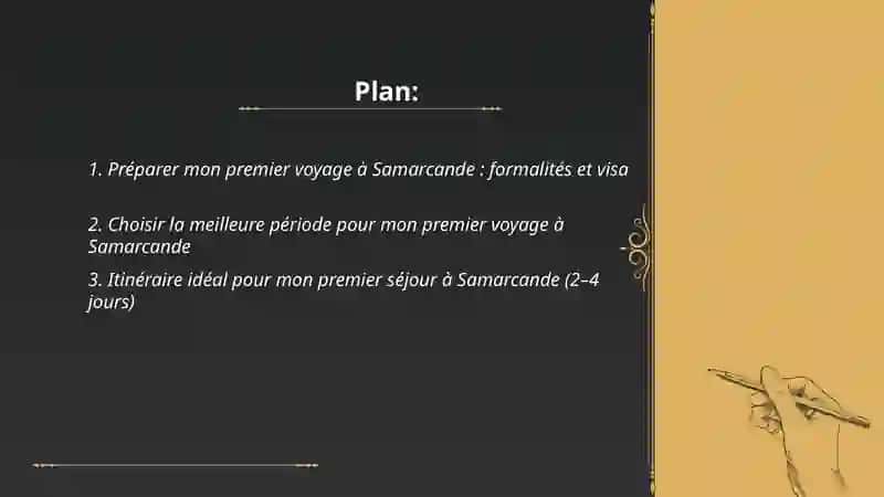 Mon premier voyage à Samarcande 2