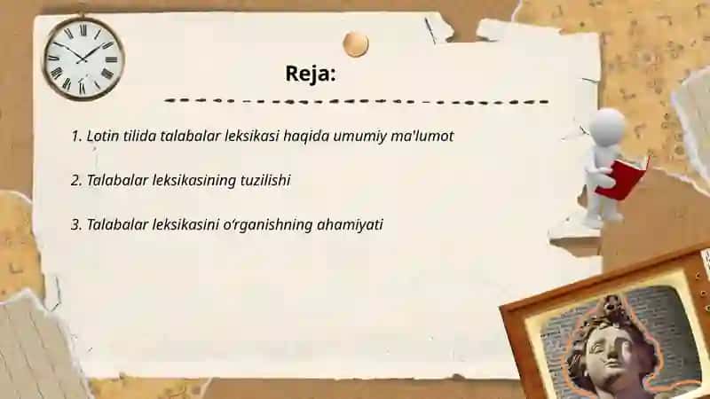 Lotin tilida talabalar leksikasi 2