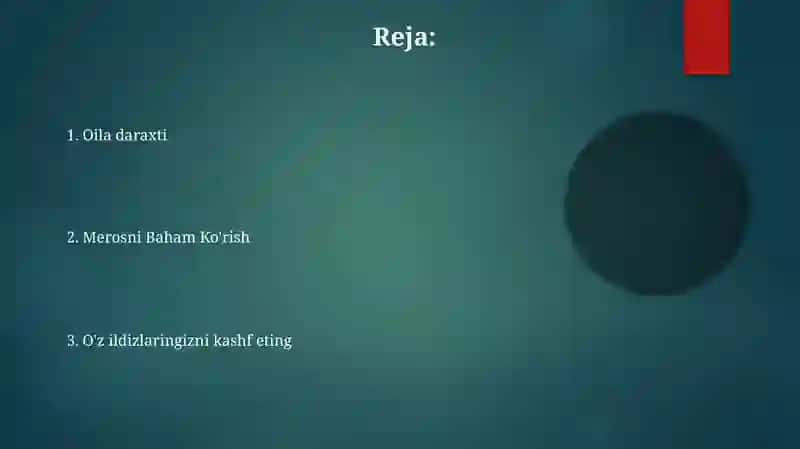 Oila daraxti 2