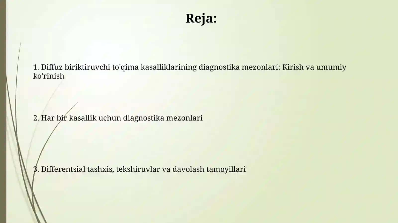 Ichki kasalliklar propedivtikasi 2