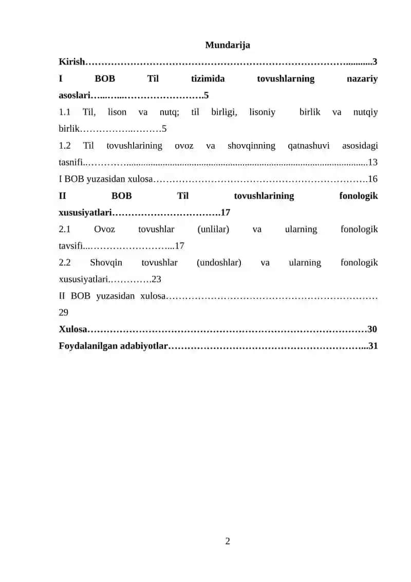 Fonologik oppozitsiyalar 2