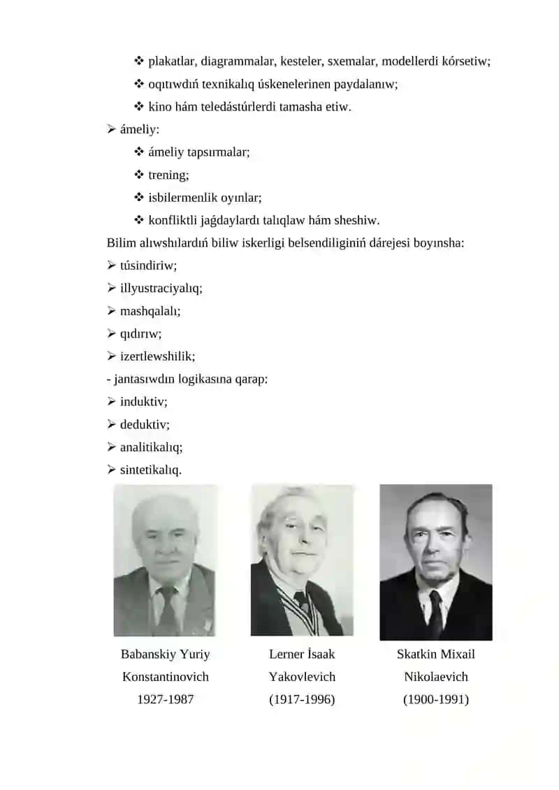 AstronomiyanÍ oqÍtÍw metodlarÍ 2