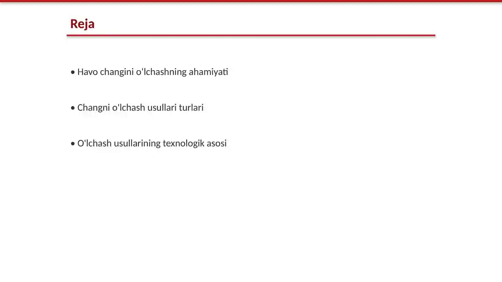 Changga qarshi kurash havo changini oʻlchash usullari 2