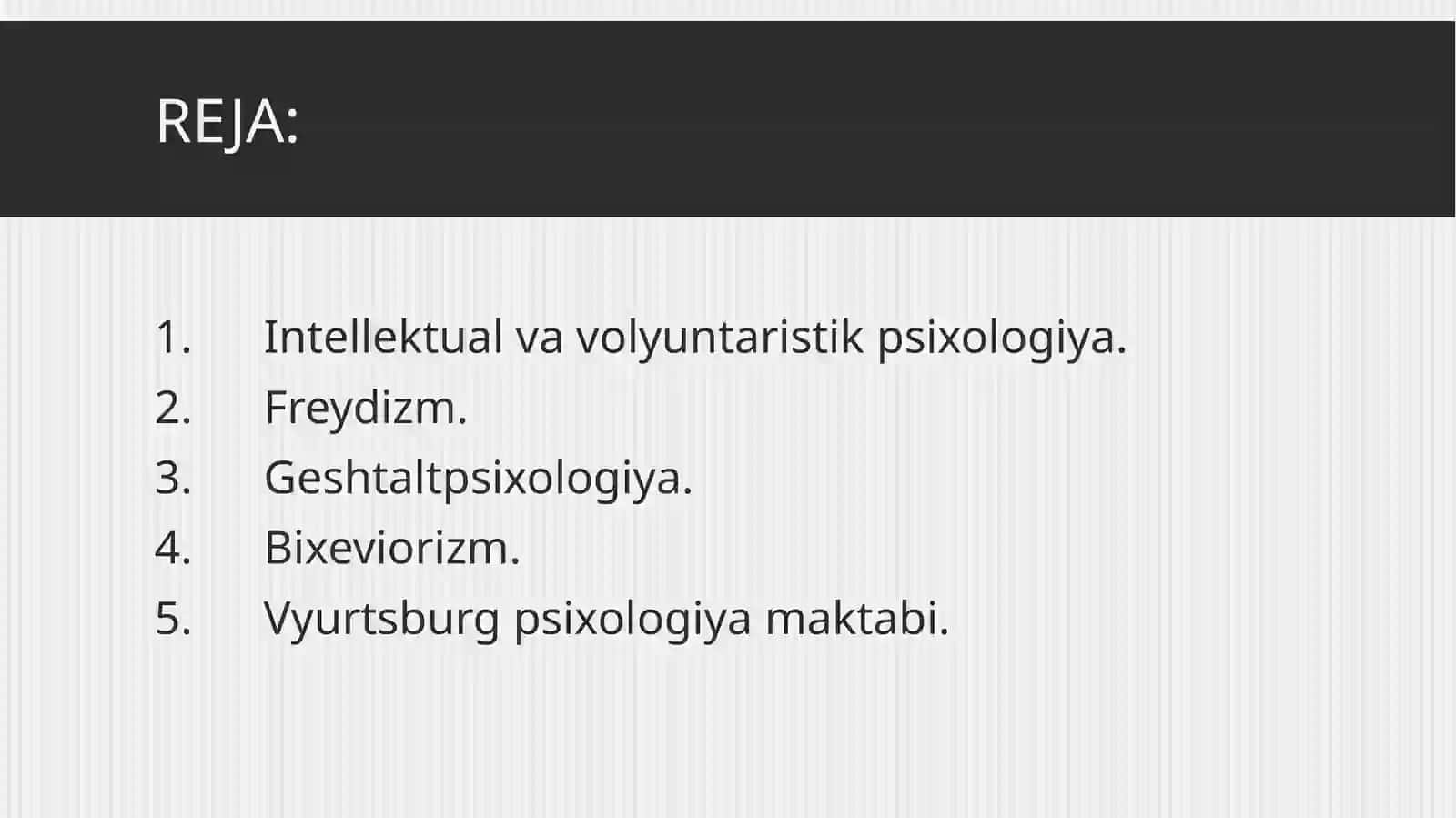 Pisilxologiya maktablari 2