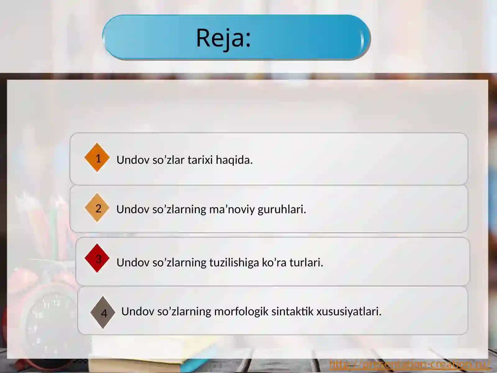 UNDOV SO’ZLAR 2