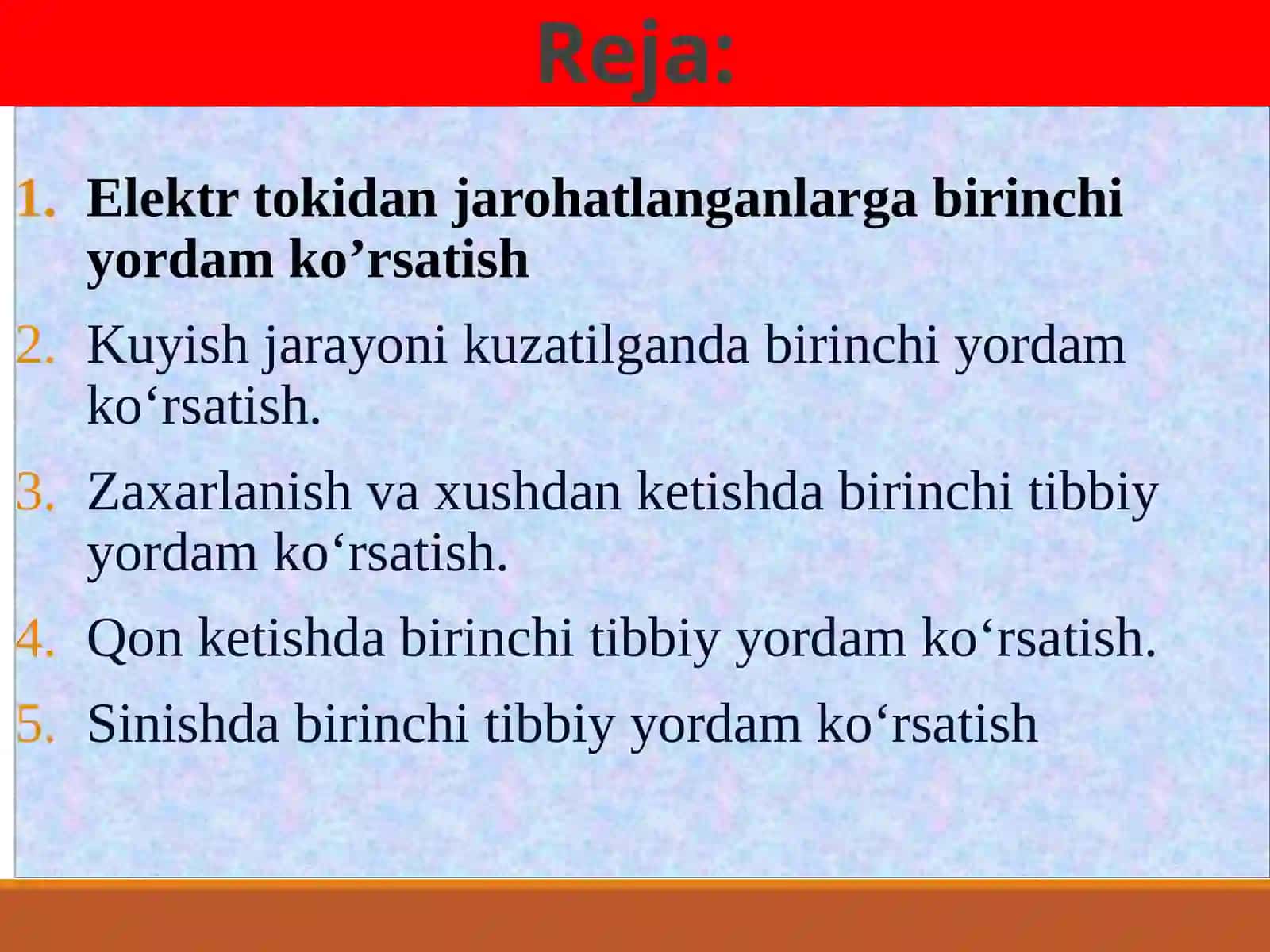 Birinchitibbiyyordamko‘rsatish 2