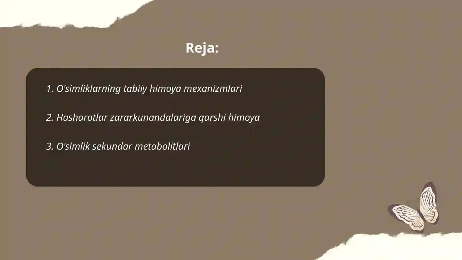 O'simliklarning Hashoratlarga Imunitet Xususiyatlari 2