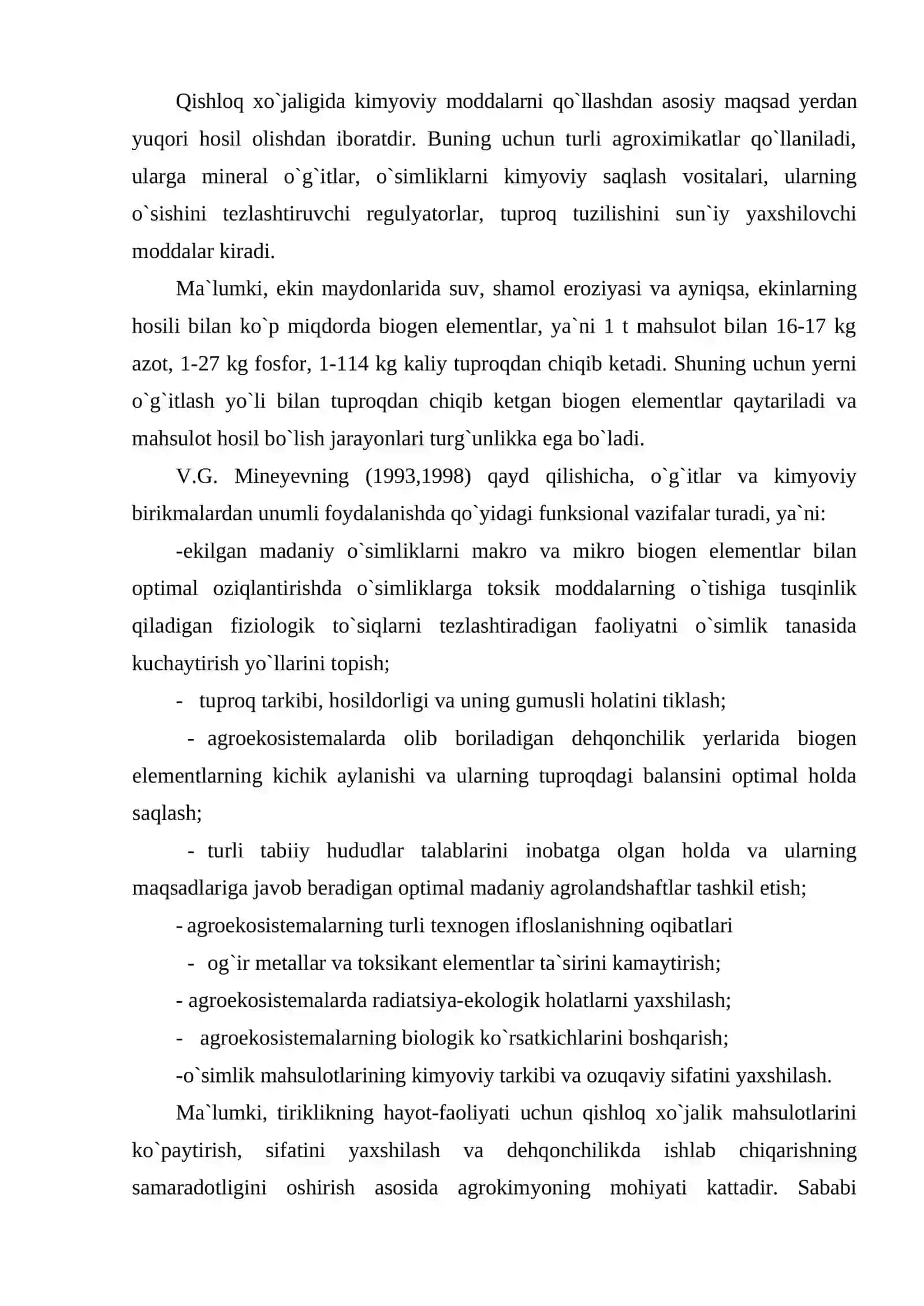 Qishloq xo`jalik ekologiyasi 2